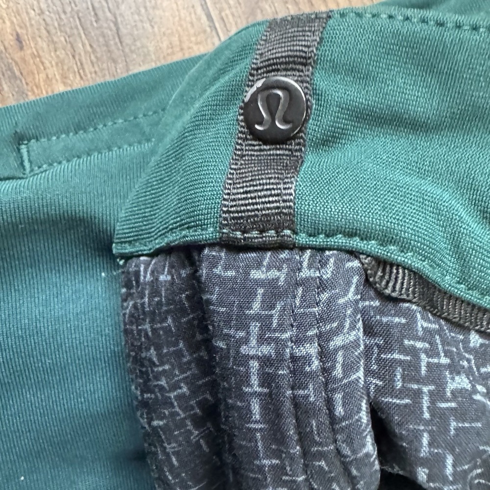 Lululemon‎ ABC Pant Slim 30"L Utilitech GRNJ Green Jewel Teal Blue Men's Size 30 - Picture 4 of 12